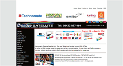 Desktop Screenshot of creativesatellite.co.uk